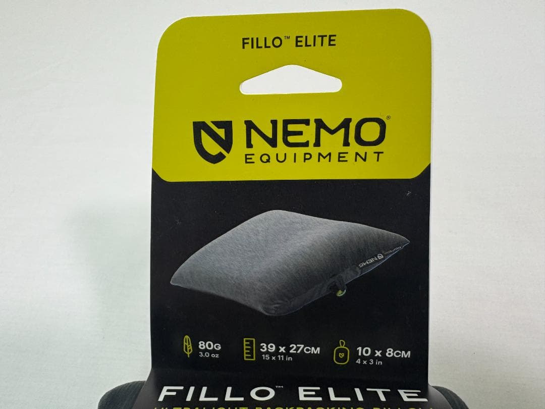 K*A様 未使用 NEMO ニーモ フィッロ エリート 超軽量 ピロー 枕