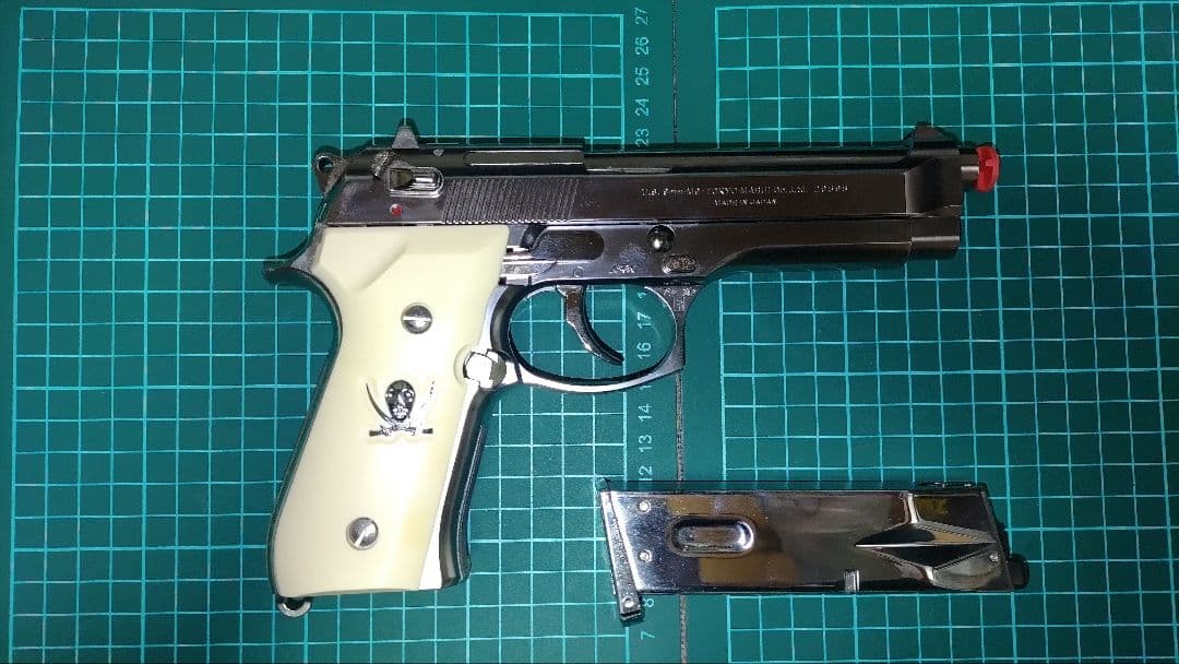 枯*花様 東京マルイガスブローバック M92F クロームステンレスモデルセット