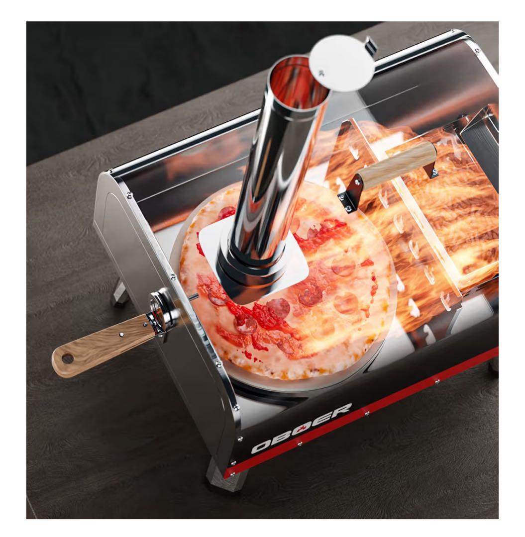 ピザ窯　バーベーキューアウトドアステンレスキャンプ調理器具