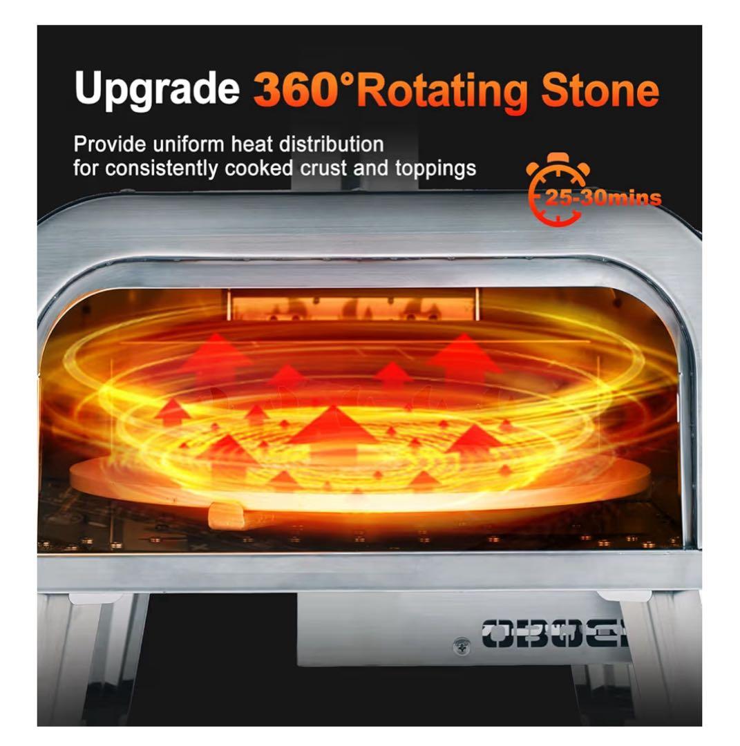 ピザ窯　バーベーキューアウトドアステンレスキャンプ調理器具