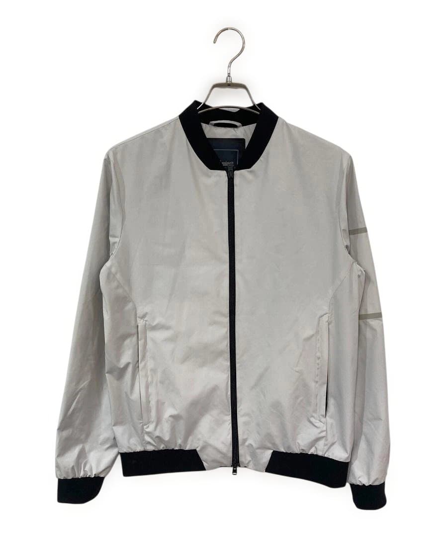 HERNO ホワイト ボンバージャケット メンズ
