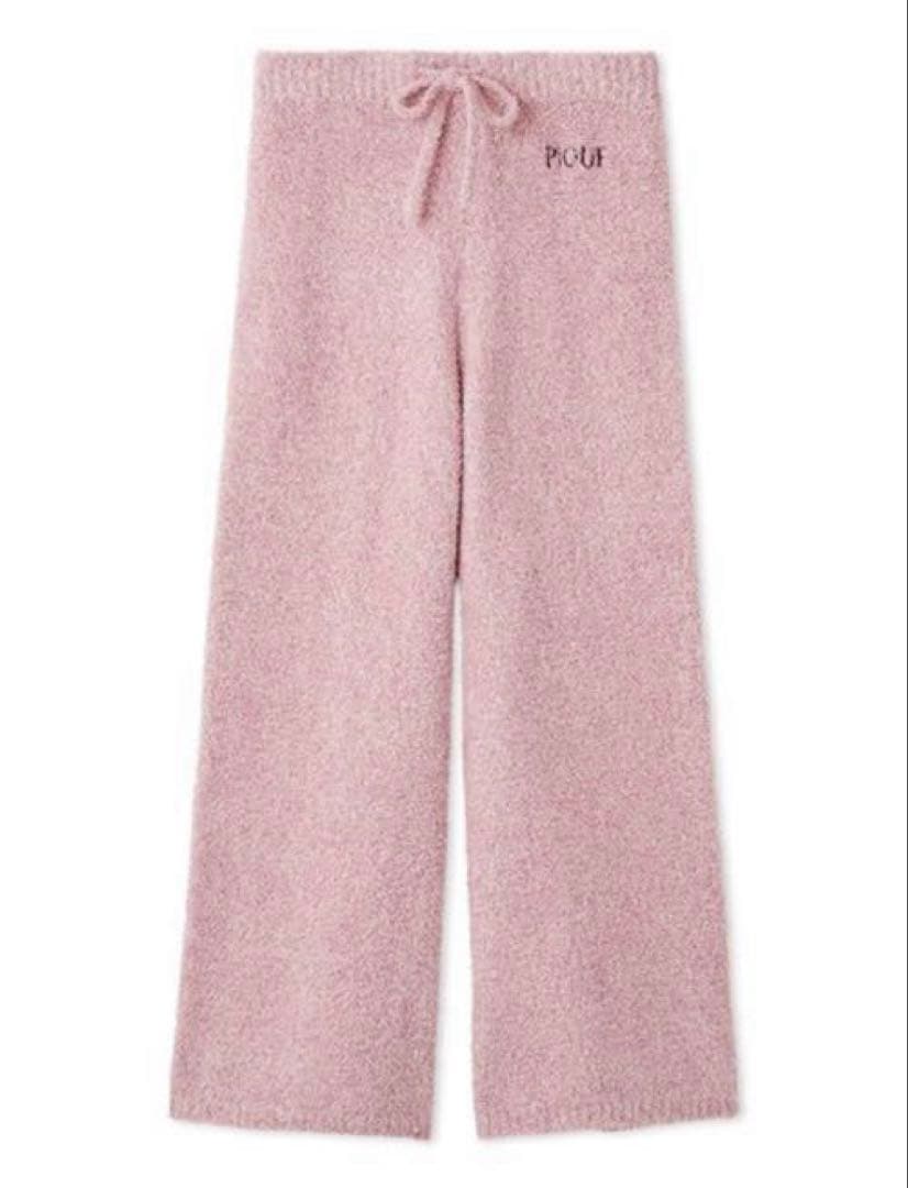 【新品】ジェラートピケ　メランジストロベリージャガードプルオーバー&ロングパンツ