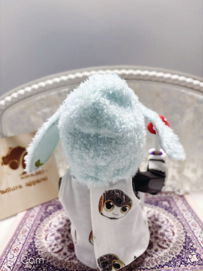 ☆【ryouma】アニマル帽子（うさぎ水色2個、黄色2個）☆