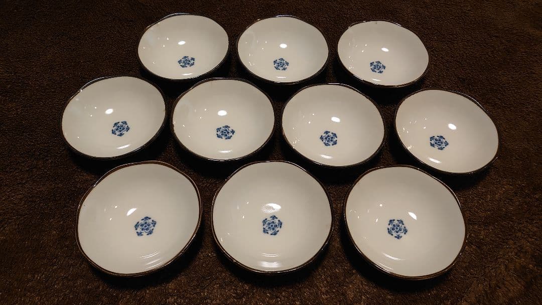 古伊万里　伊万里　染付　豆鉢　江戸期　蔵出し　10客