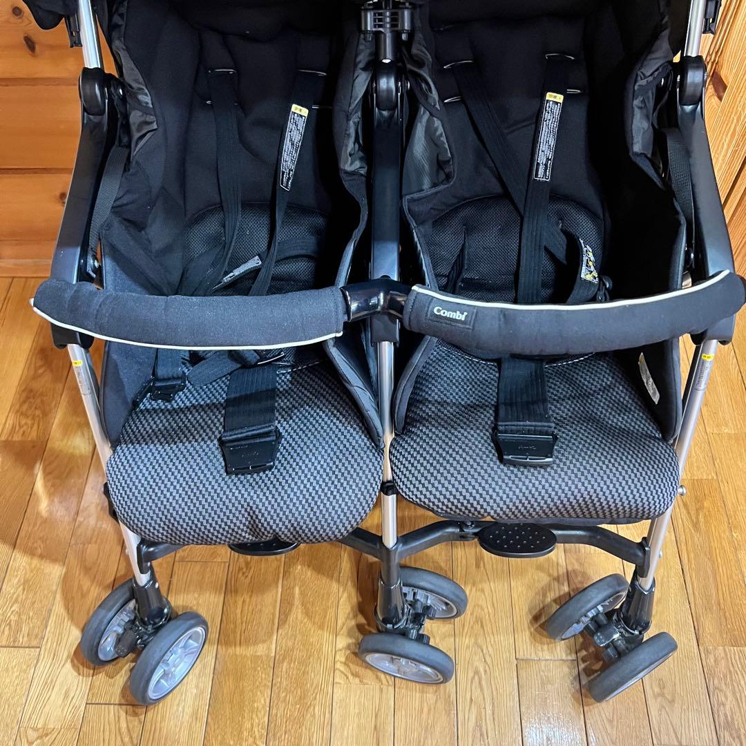 Combi ダブルベビーカー ブラック