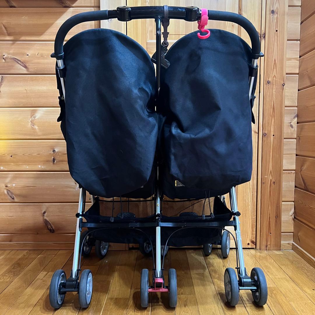 Combi ダブルベビーカー ブラック