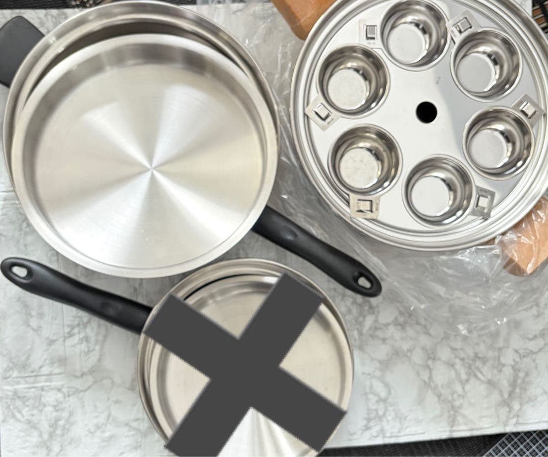 ① Amway Queen アムウェイ　鍋　蒸し器セット