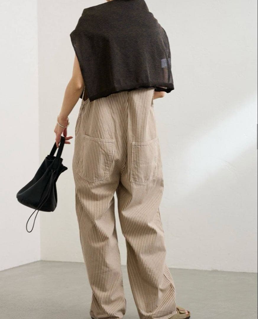 【新品】フレームワーク ヒッコリーオーバーオール　36