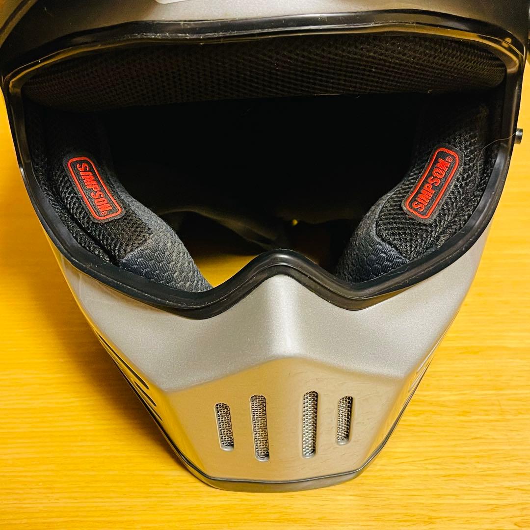 【美品】SIMPSON M30 シルバー 62cm スモークシールド装着