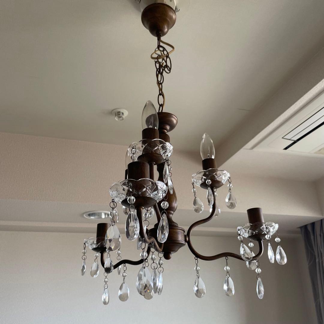 Laura Ashleyローラアシュレイ　シャンデリア 6灯