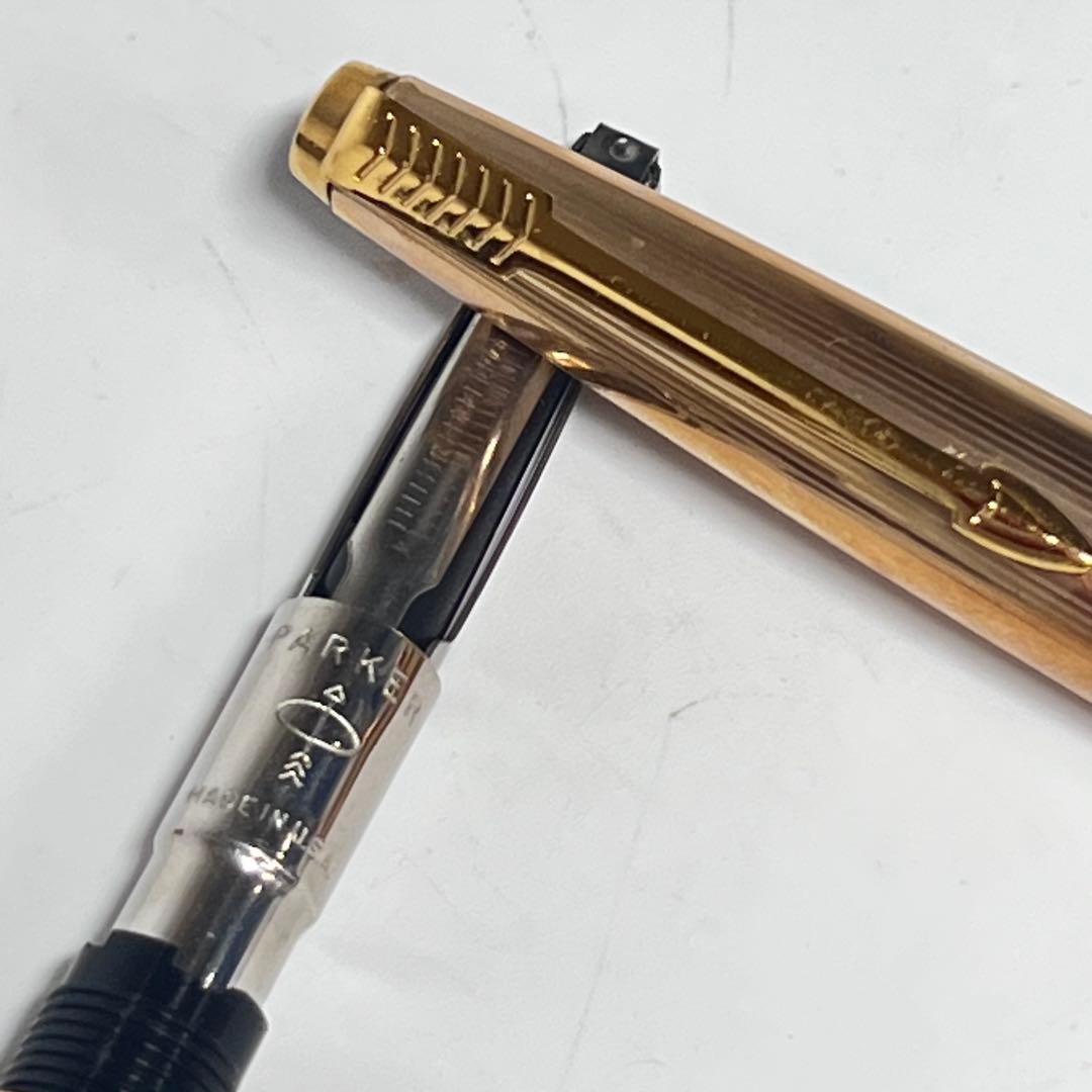 PARKER パーカー 45 万年筆 ゴールドボディー 12K