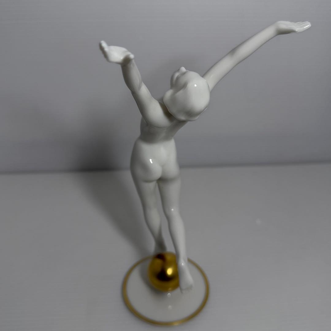 レア！フッチェンロイター フィギュリン バレリーナ 置物 陶器製