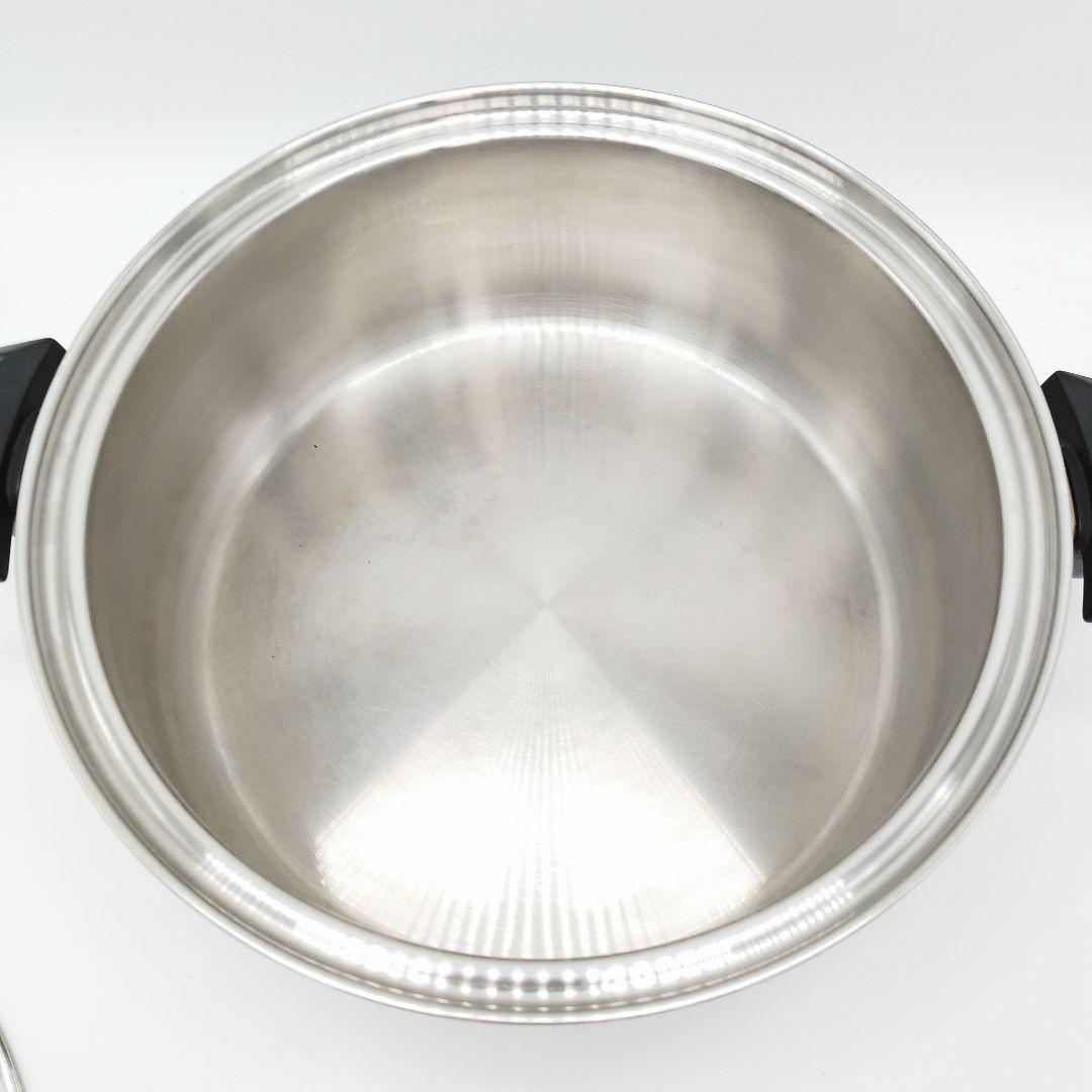  Queen　ロイヤルクイーン　6コート鍋＋大スティーマー　ガス火用