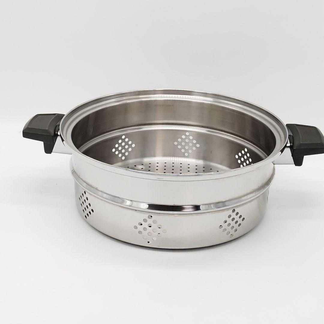  Queen　ロイヤルクイーン　6コート鍋＋大スティーマー　ガス火用