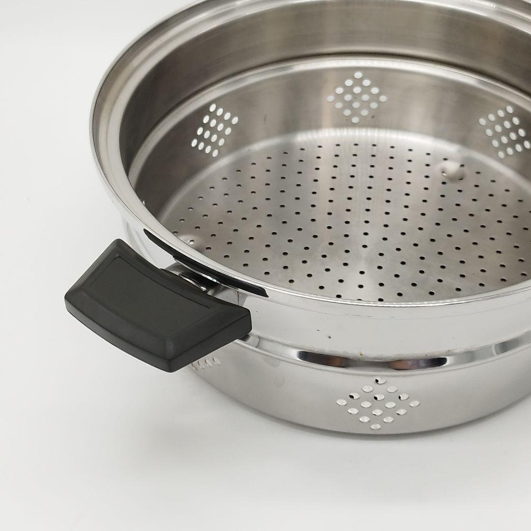  Queen　ロイヤルクイーン　6コート鍋＋大スティーマー　ガス火用