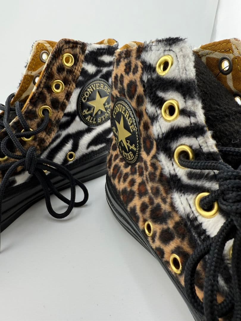 CONVERSE アニマル柄 ゼブラ ブラック 25.5 メンズ レディース