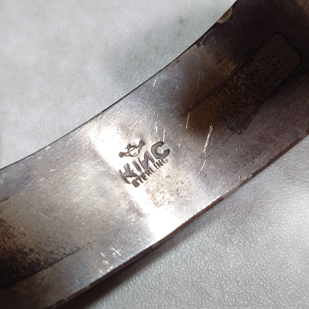 NAVAJO ナバホ Ray King ターコイズバングル SILVER925