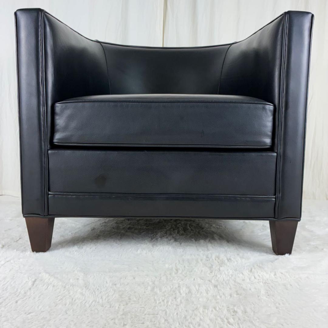 美品 カッシーナ ixc. ノルマンディー ドゥー 総本革 ラウンジチェア