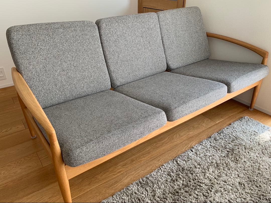 【値下げ】ペーパーナイフソファ　カイクリスチャンセン　宮崎椅子製作所