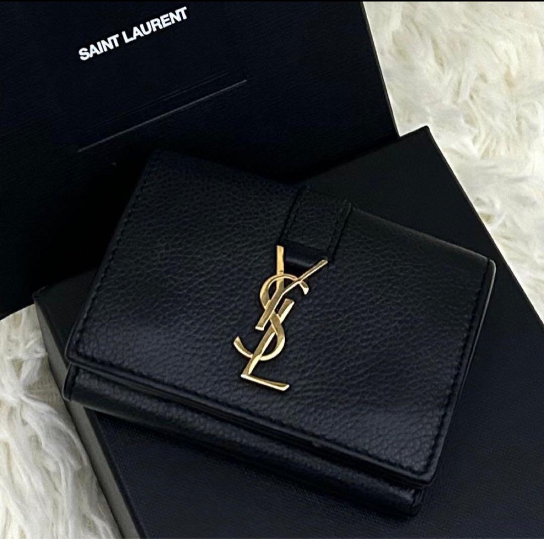 つぅ　Saint Laurent 三つ折り財布