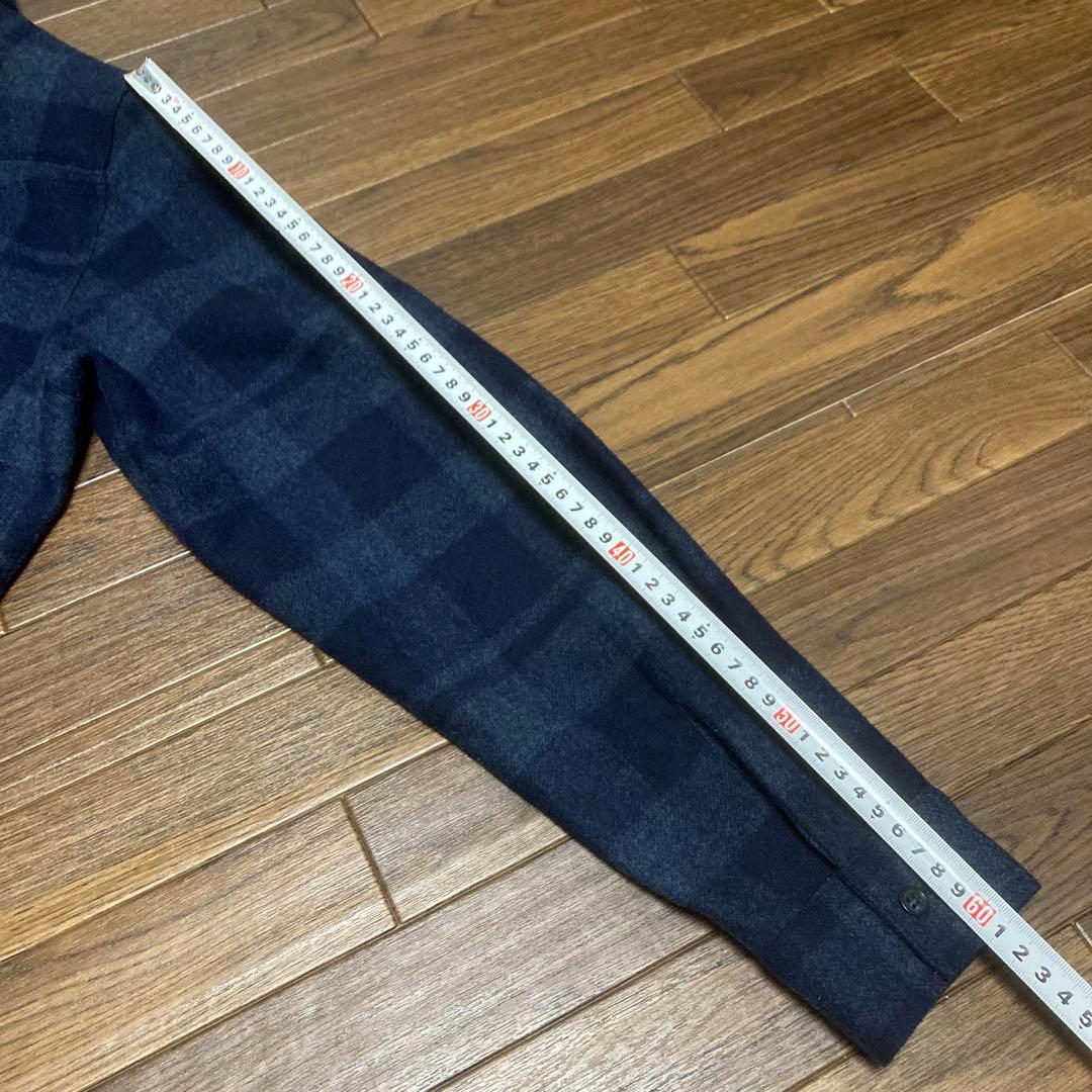 A.P.C アーペーセー　ウール　ネルシャツ　チェックシャツ　ウールネル　M