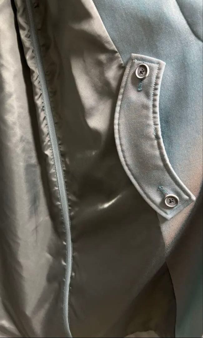 MAISON SPECIAL ステンカラーコート ブルー サイズ0