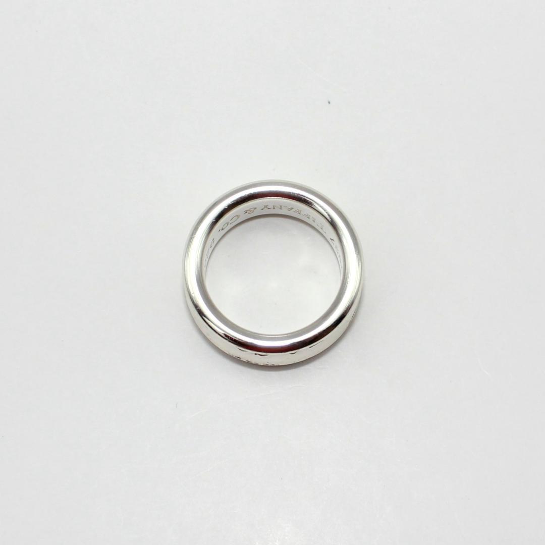 美品 Tiffany&Co. アクセサリー 1837 ナロー リング 8号