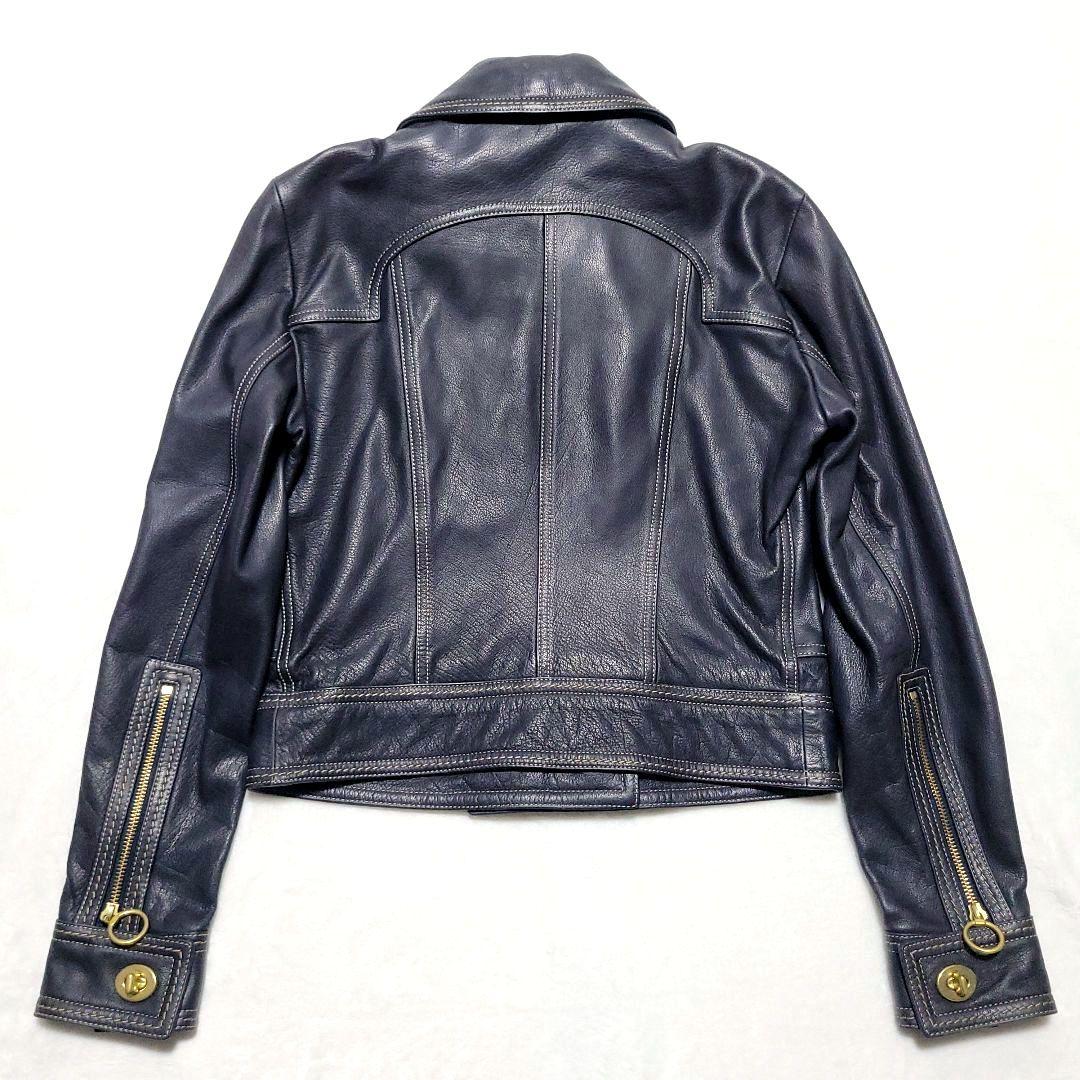 【こいあたまか】さん専用✨コーチ　レザージャケット 羊革 シングル ターンロック