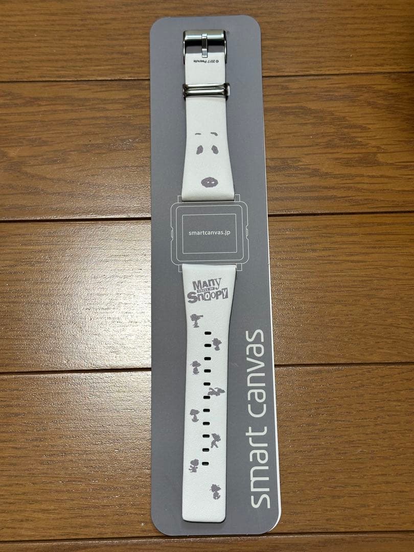 スマートキャンバス　腕時計ピーナツ柄ベルト