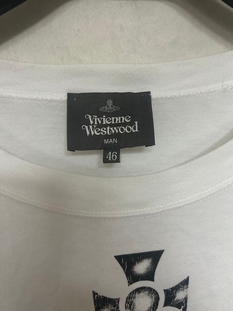 1*肉様 Vivienne Westwood フロントプリント　ロングＴシャツ