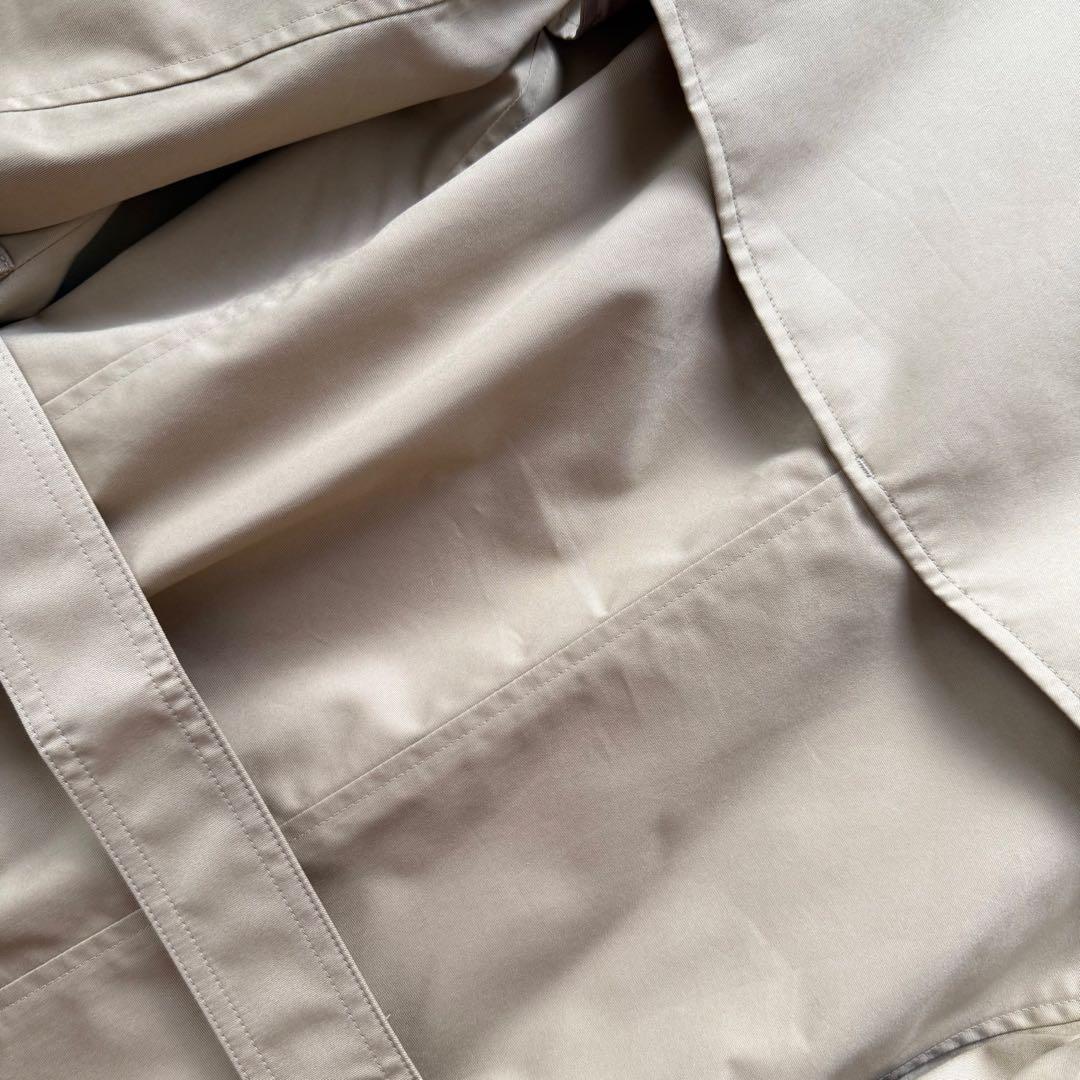 新品✨48サイズ✨23区　コットンポリエステルギャバジン ロングトレンチコート