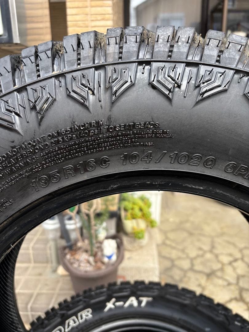 jona様　ジオランダー X-AT 4本セット 195R16C