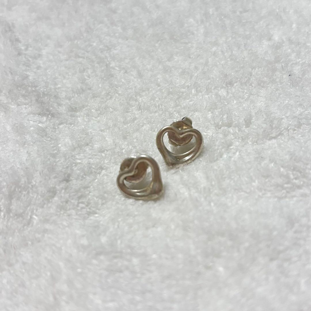 ティファニー　オープンハートピアス　エレサペレッティ シルバー925