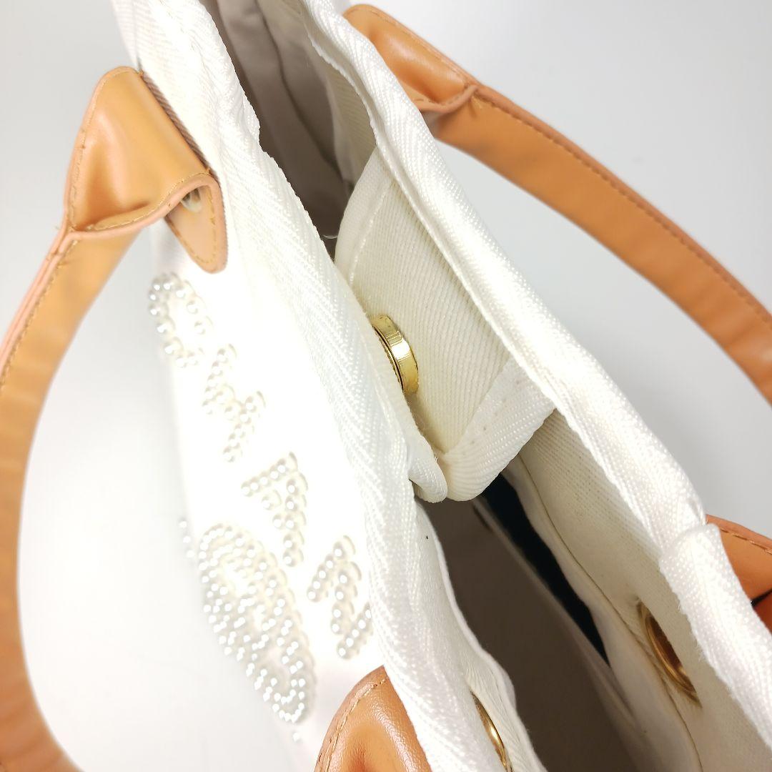 シャネル ノベルティ パールロゴ キャンバ トートバッグ