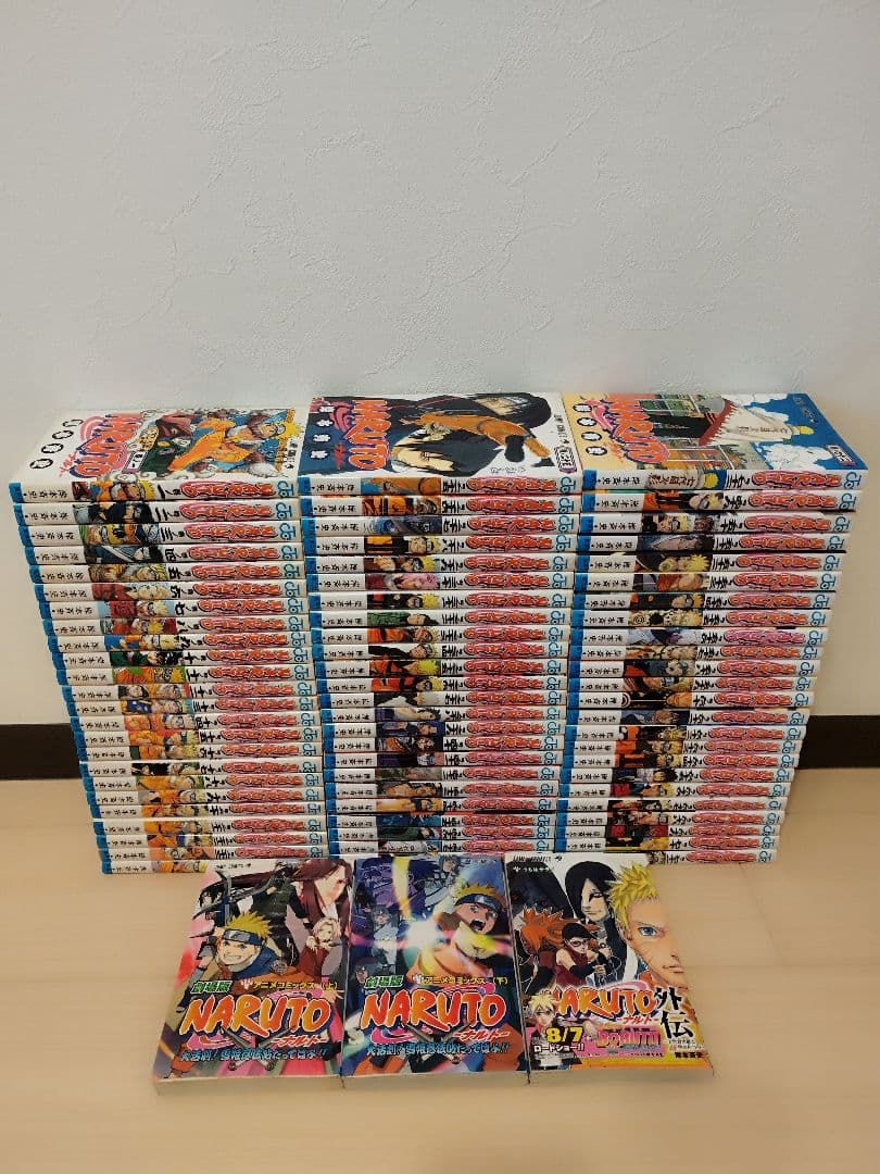 24時間以内に発送します！ナルト　全巻セット　 1巻〜72巻 完結 +関連本3冊