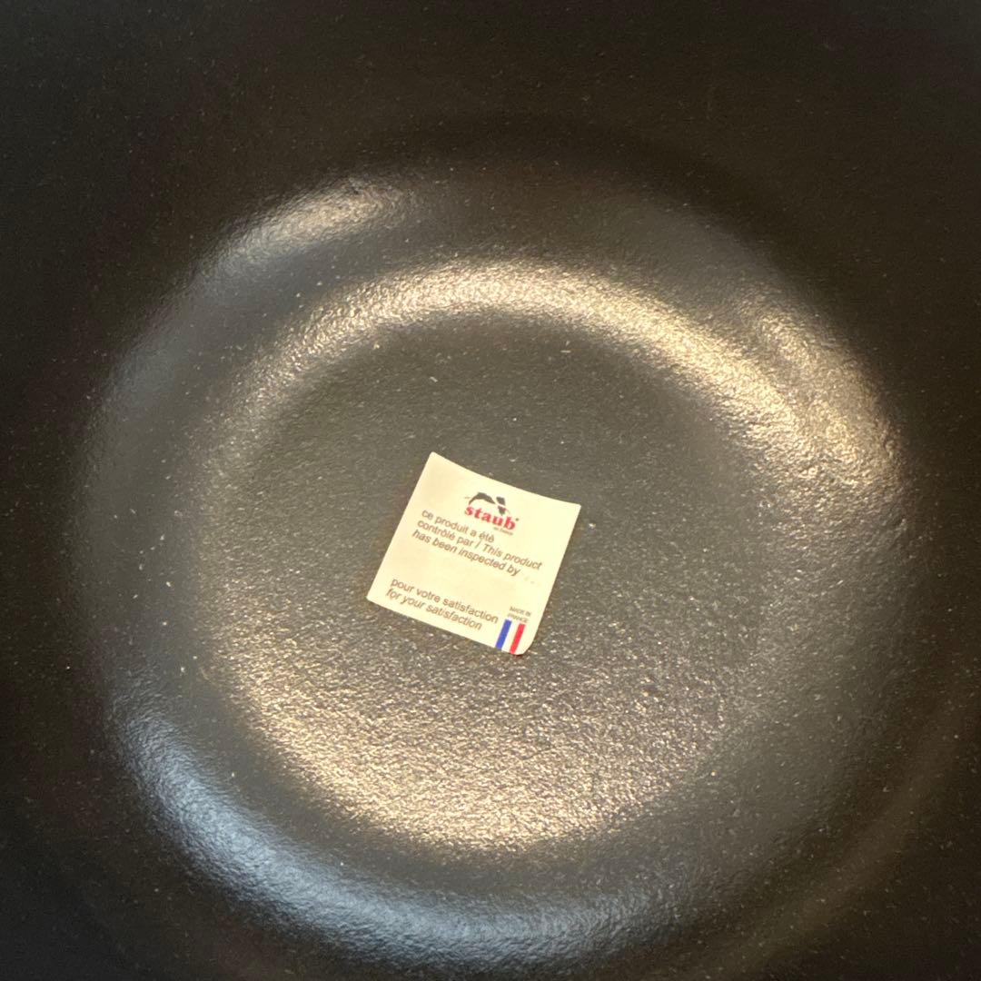 ストウブ 未使用 シリアル付き ワナベM ブラック　STAUB 18