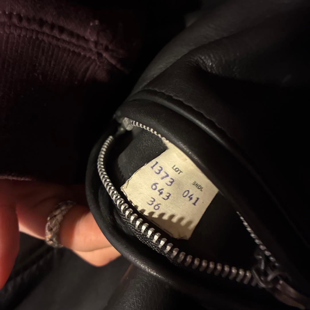 シングルレザージャケット　ショット