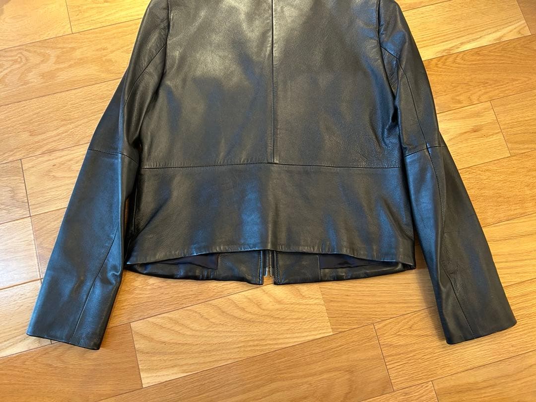 ⭐️新品未使用⭐️❤️希少❤️セオリーリュクス ノーカラーレザージャケット_SIZE40