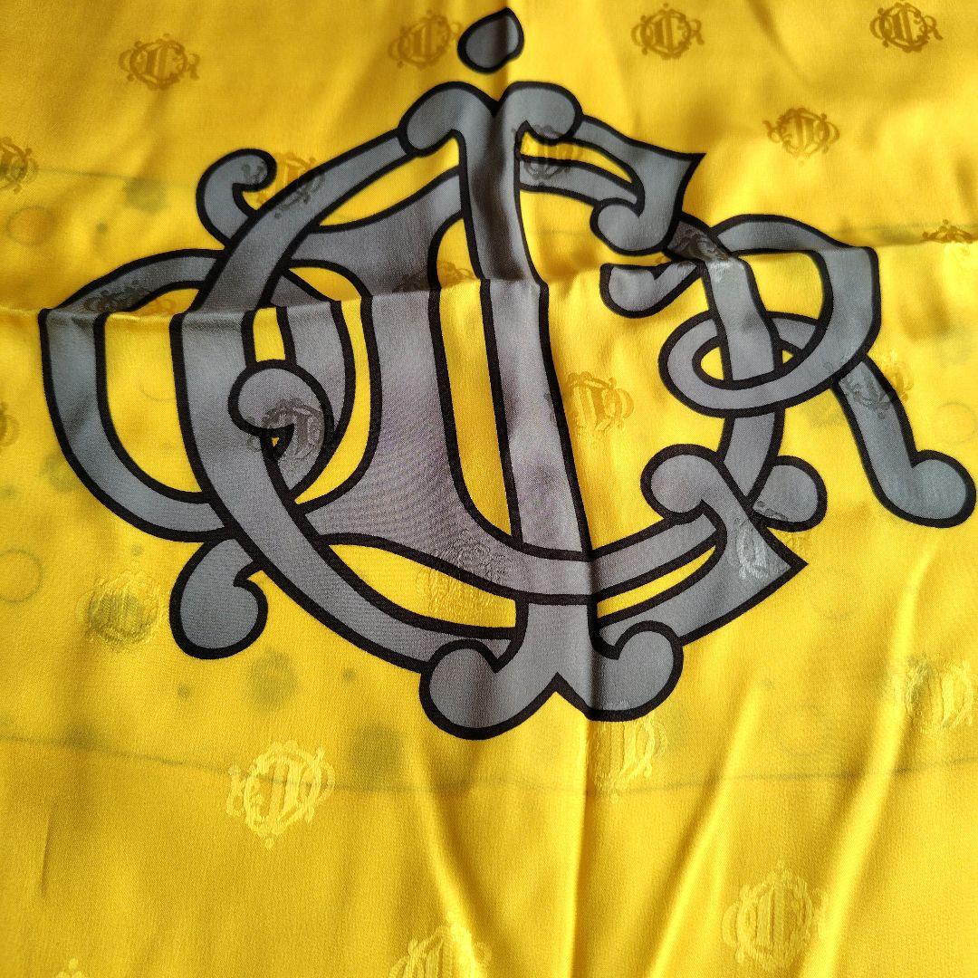 Christian Dior ドット柄シルクストール