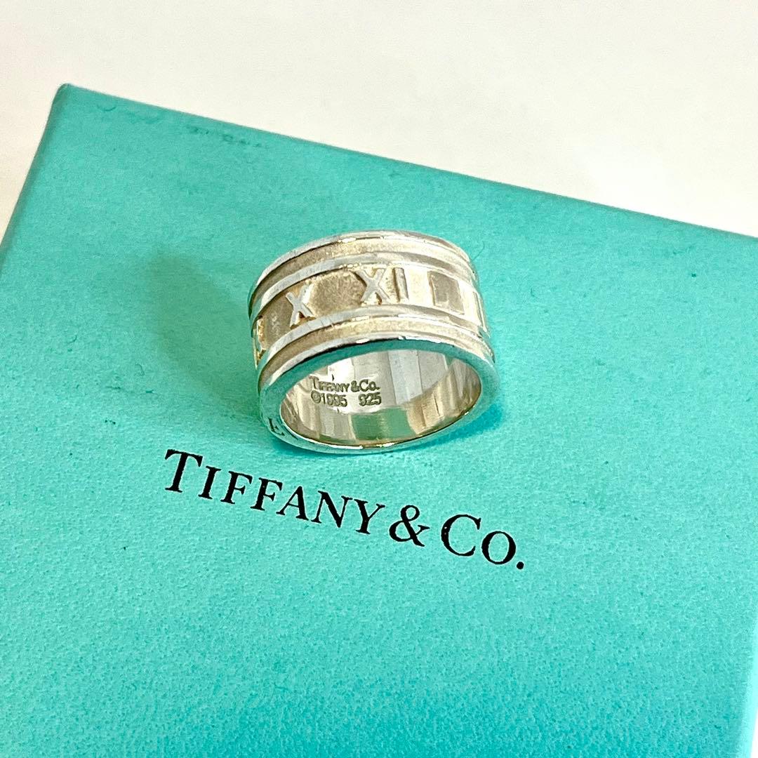 ティファニー アトラスリング ワイドリング ワイド リングシルバー925 14号