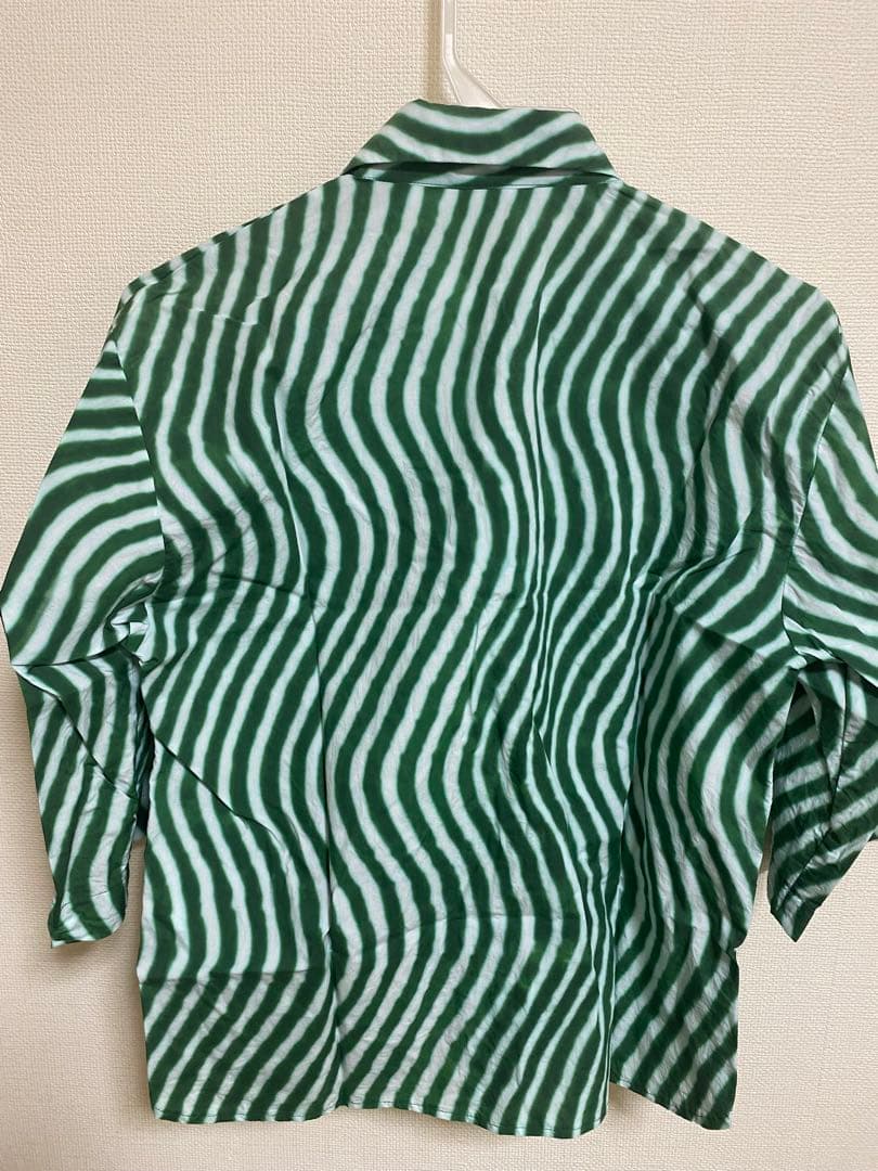 DRIES VAN NOTEN 半袖ストライプシャツ サイズ36