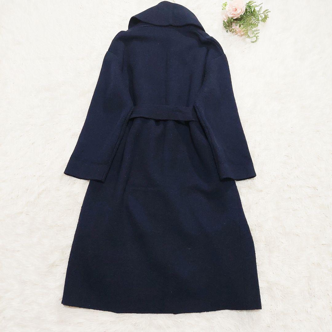 iCB ウール ニット カーディガン ガウンコート ベルト