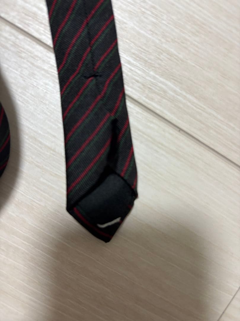 Dior Homme 極細ナロータイ ネクタイ ディオール・オムエディ期 斜線柄