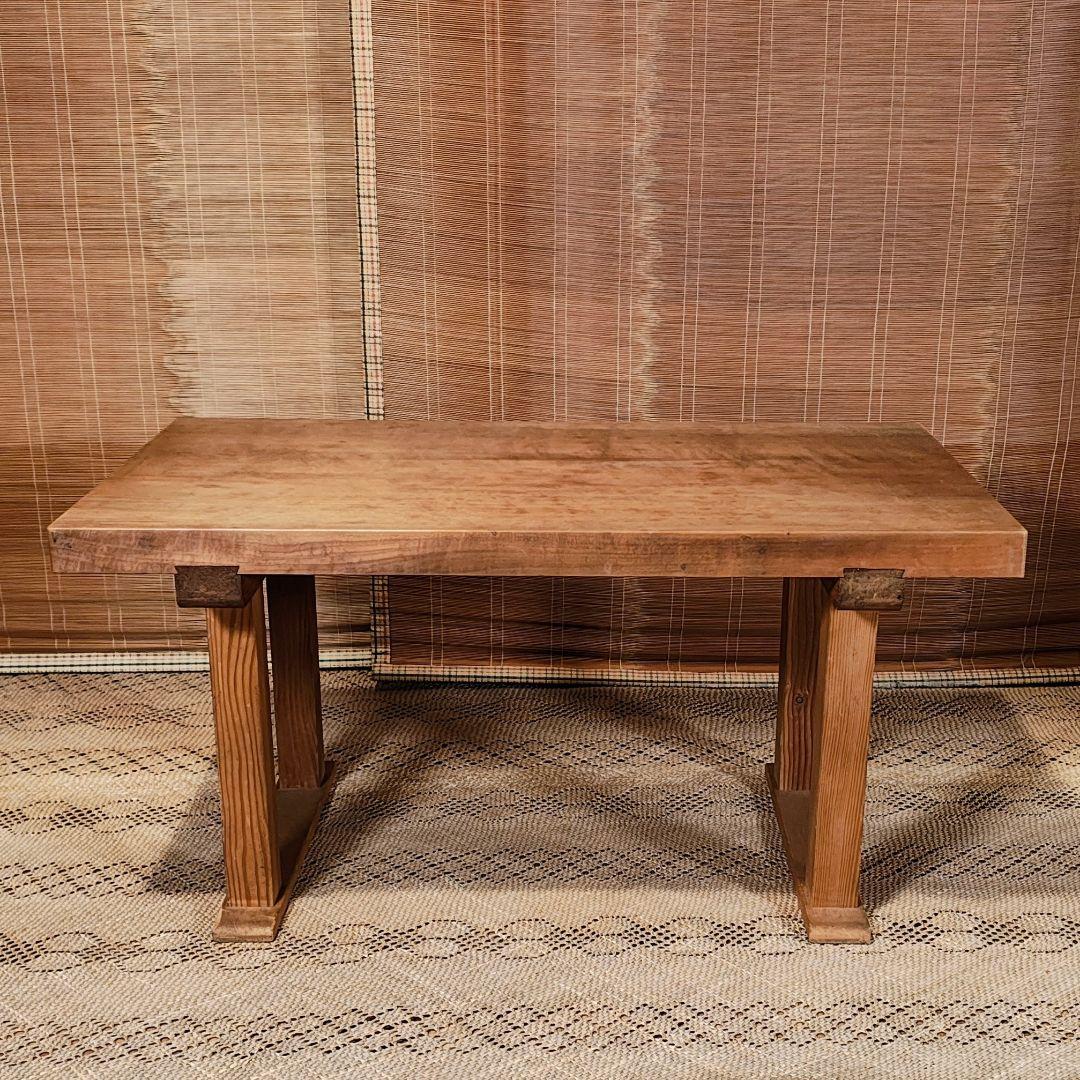 作業台　文机　座卓　昭和レトロ　古家具