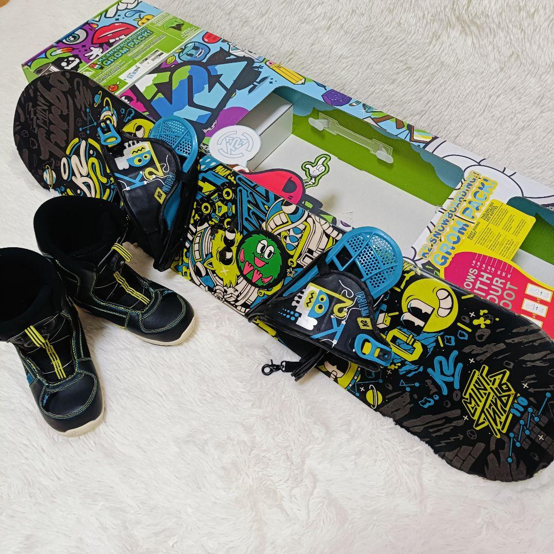 K2 Grom Pack 120cm 3点セット スノーボード キッズ　子供用