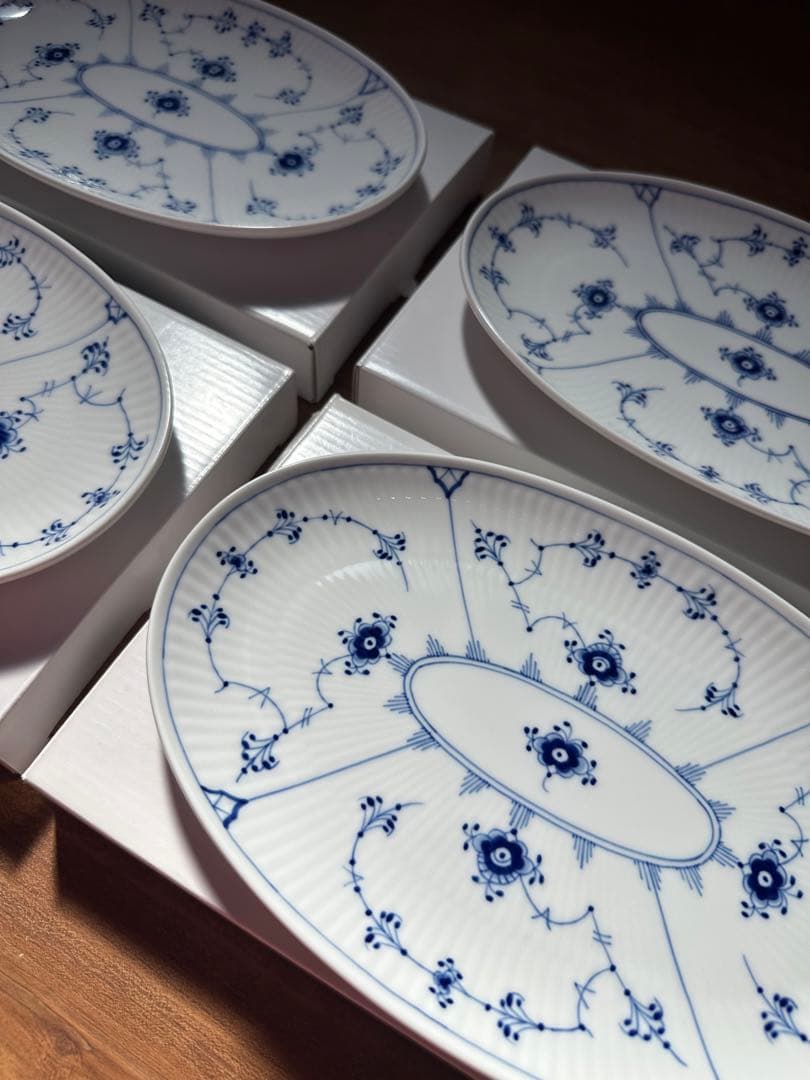 ロイヤルコペンハーゲン ブルーフルーテッド ハーフレース他　全13点まとめ売り