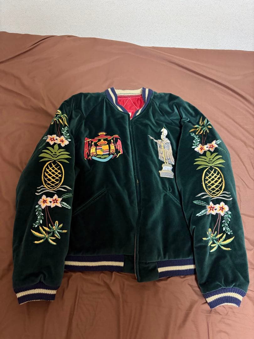 Aloha Hawaii ベルベット スカジャン