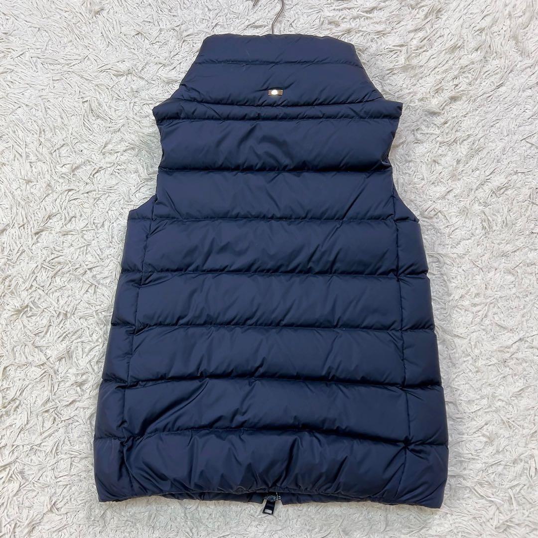 HERNO ヘルノ ポーラテック ダウンベスト 38 M相当 ネイビー 紺