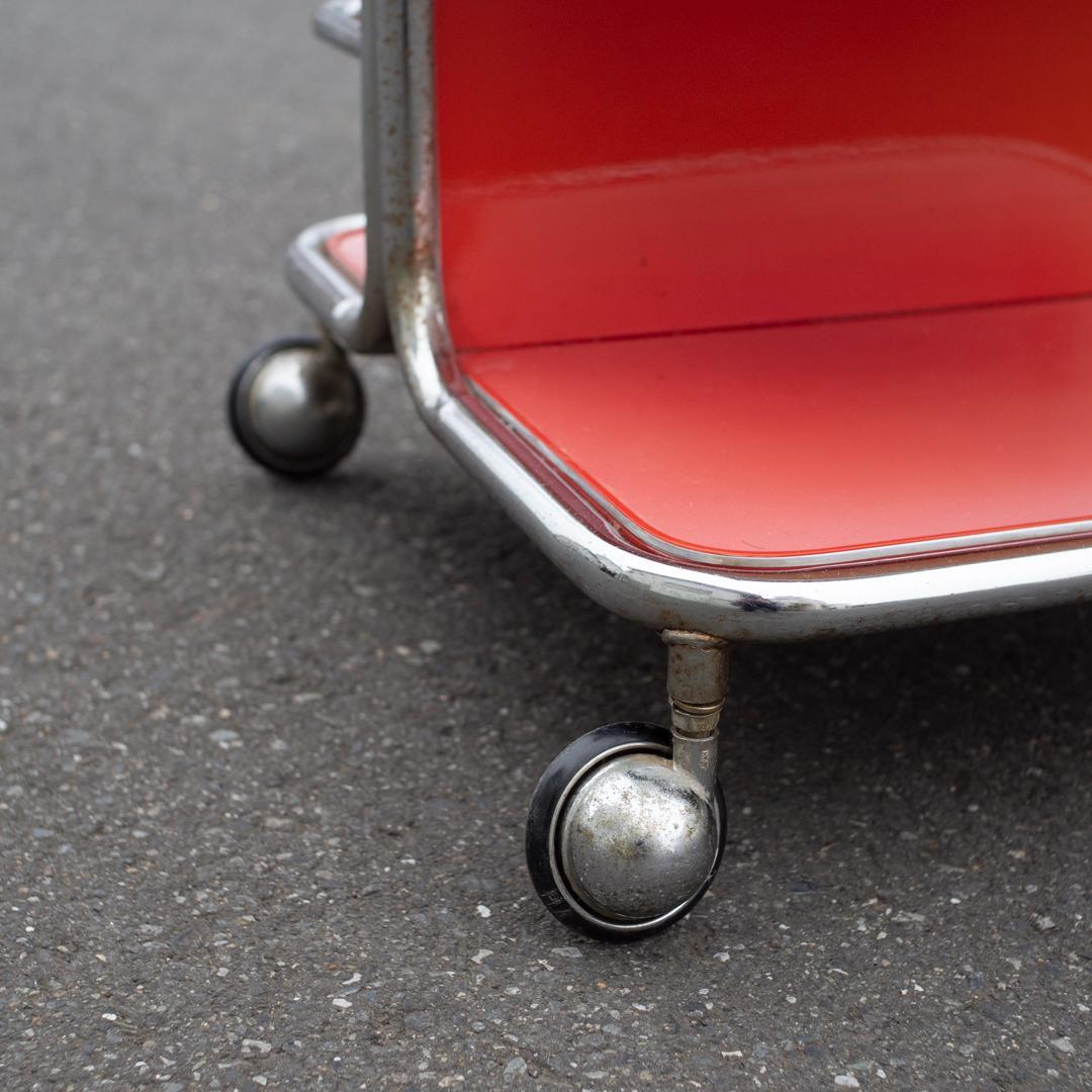 スペースエイジ ツールワゴン 多機能ワゴン 什器 収納 ミッドセンチュリー