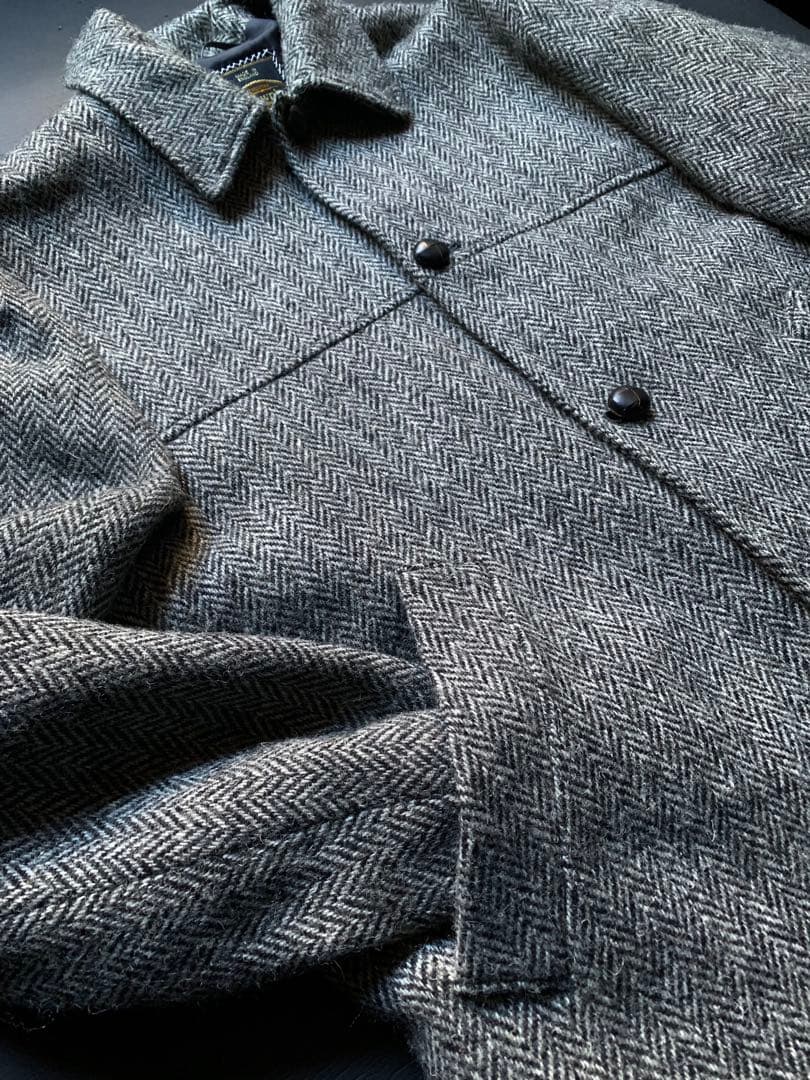 Brown’s ヘリンボーンジャケット　ハリスツイード生地の英国製　カスタム品